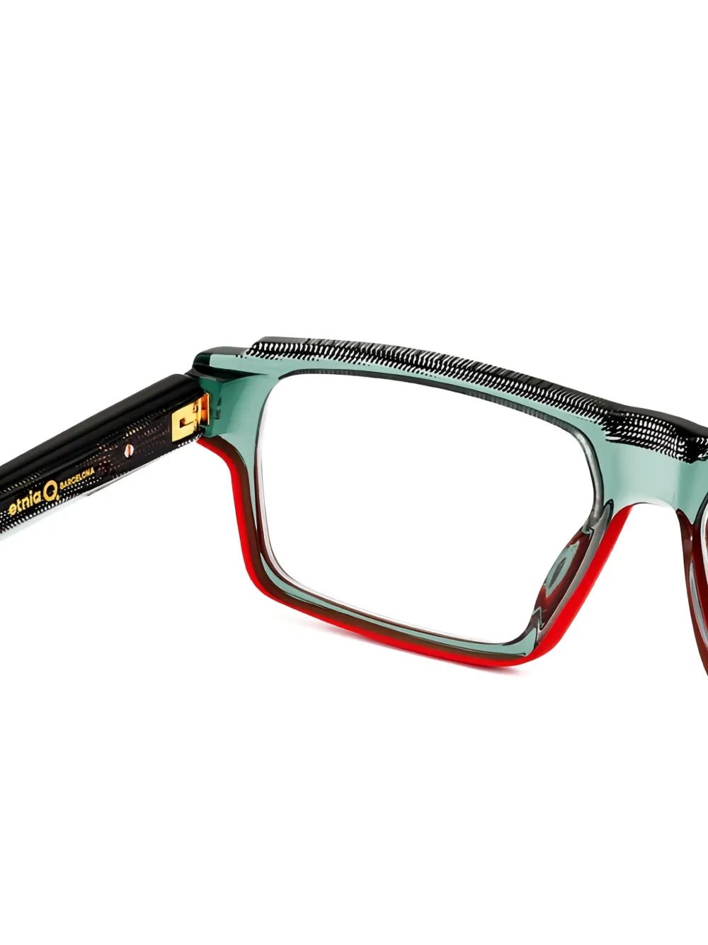 Etnia Barcelona Arata bril met vierkant montuur Groen