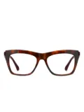 ETRO geometric-frame glasses - Red