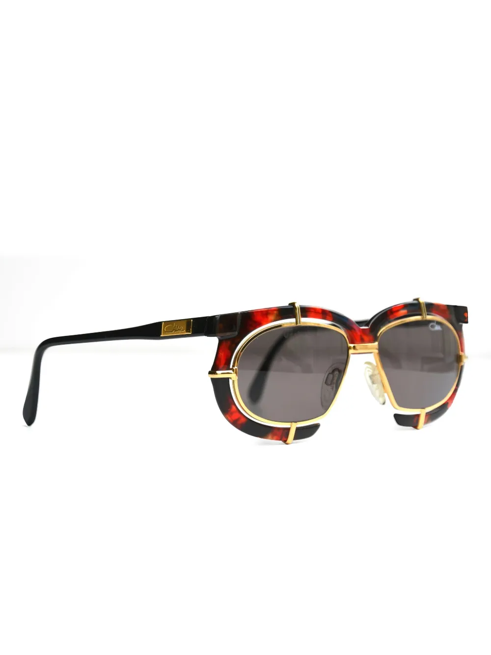 Cazal geometric-frame sunglasses - Rood