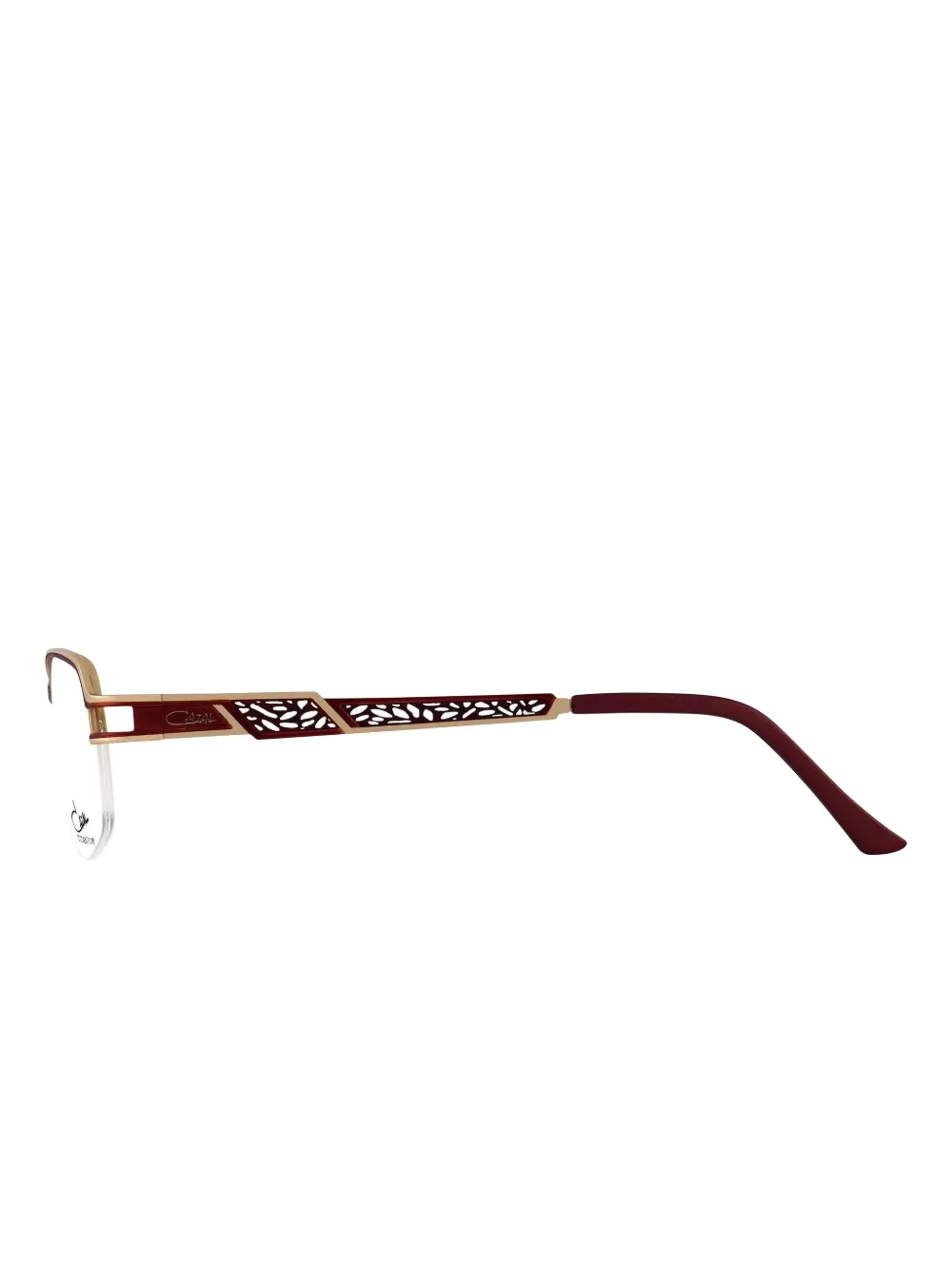 Cazal Bril met uitgesneden montuur Goud