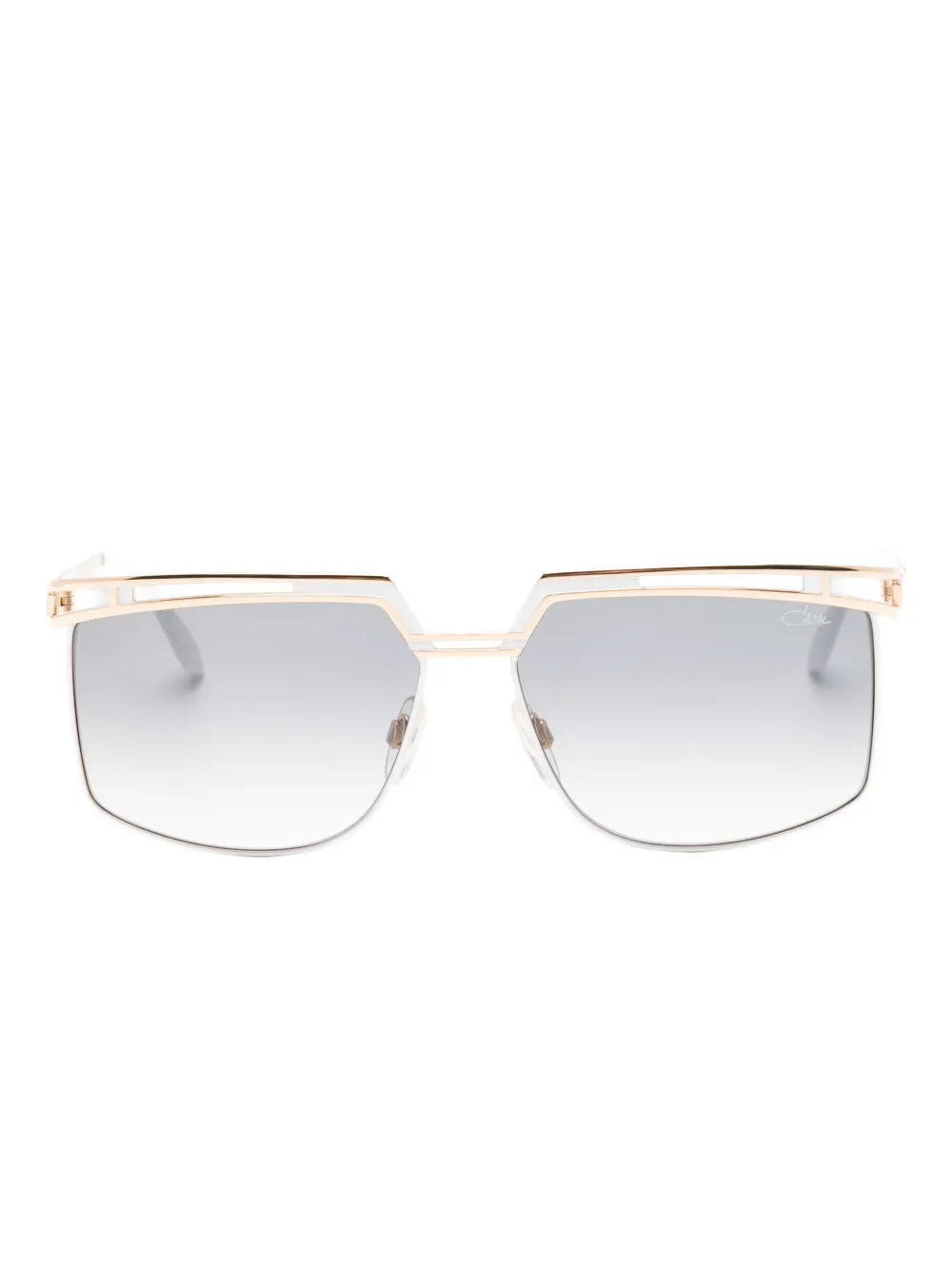 Cazal geometric-frame sunglasses | Gold | Image 1