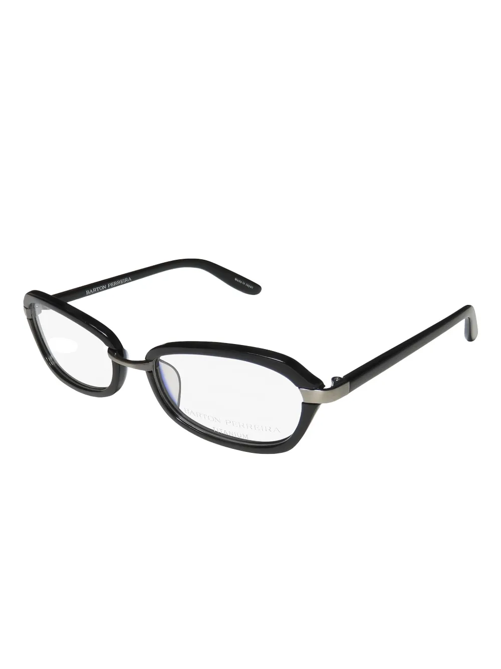 Barton Perreira Rosalie geometric-frame glasses | Black | Image 1