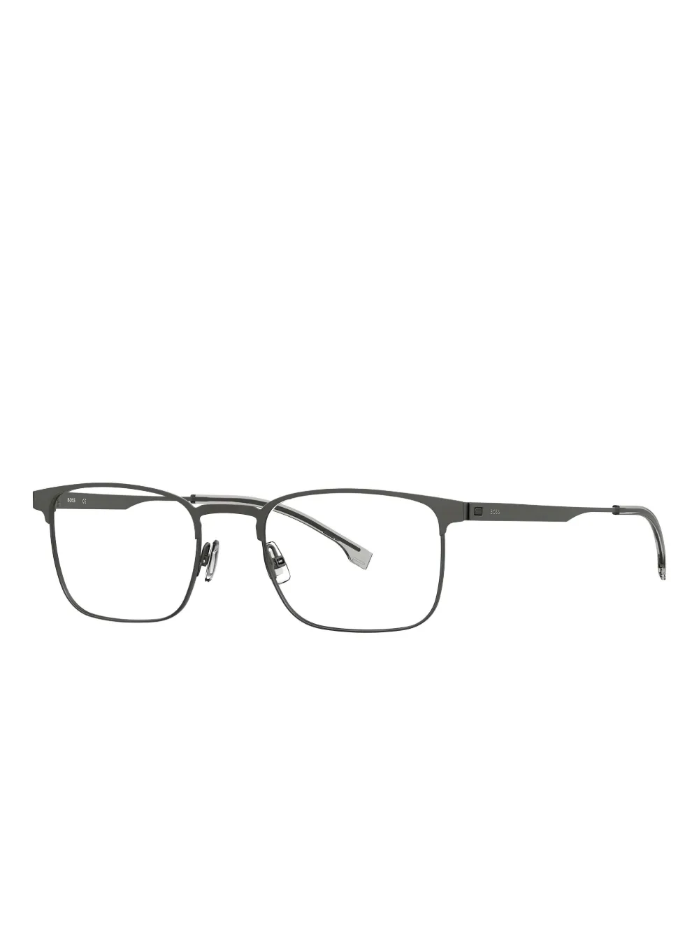 BOSS square frame glasses - Nero