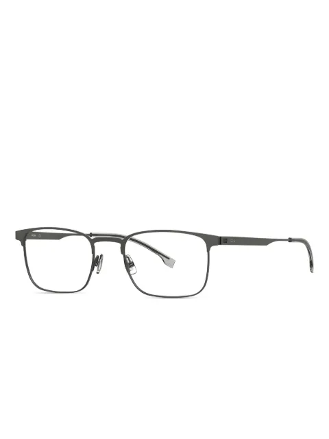 BOSS square frame glasses