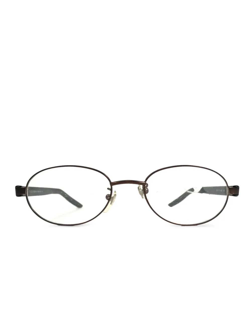 Dolce & Gabbana Eyewear round-frame glasses - Braun