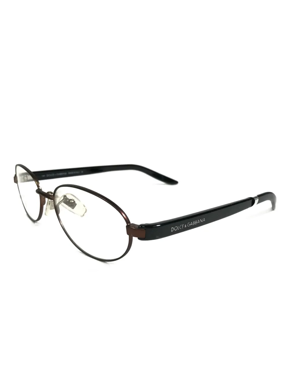 Dolce & Gabbana Eyewear Bril met rond montuur Bruin