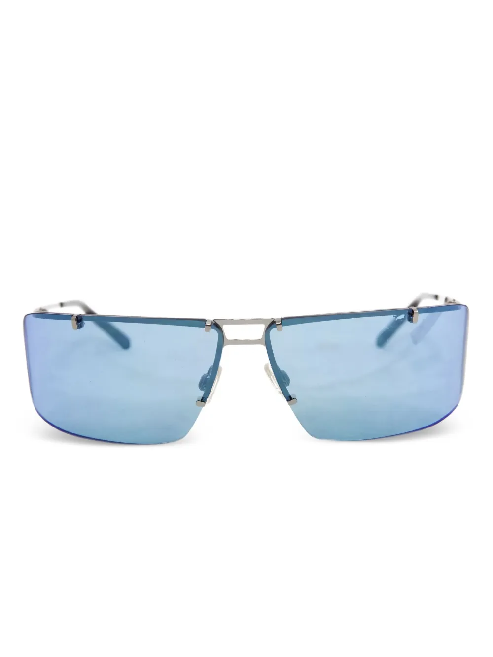Dolce & Gabbana Eyewear rectangle-frama sunglasses - Blu