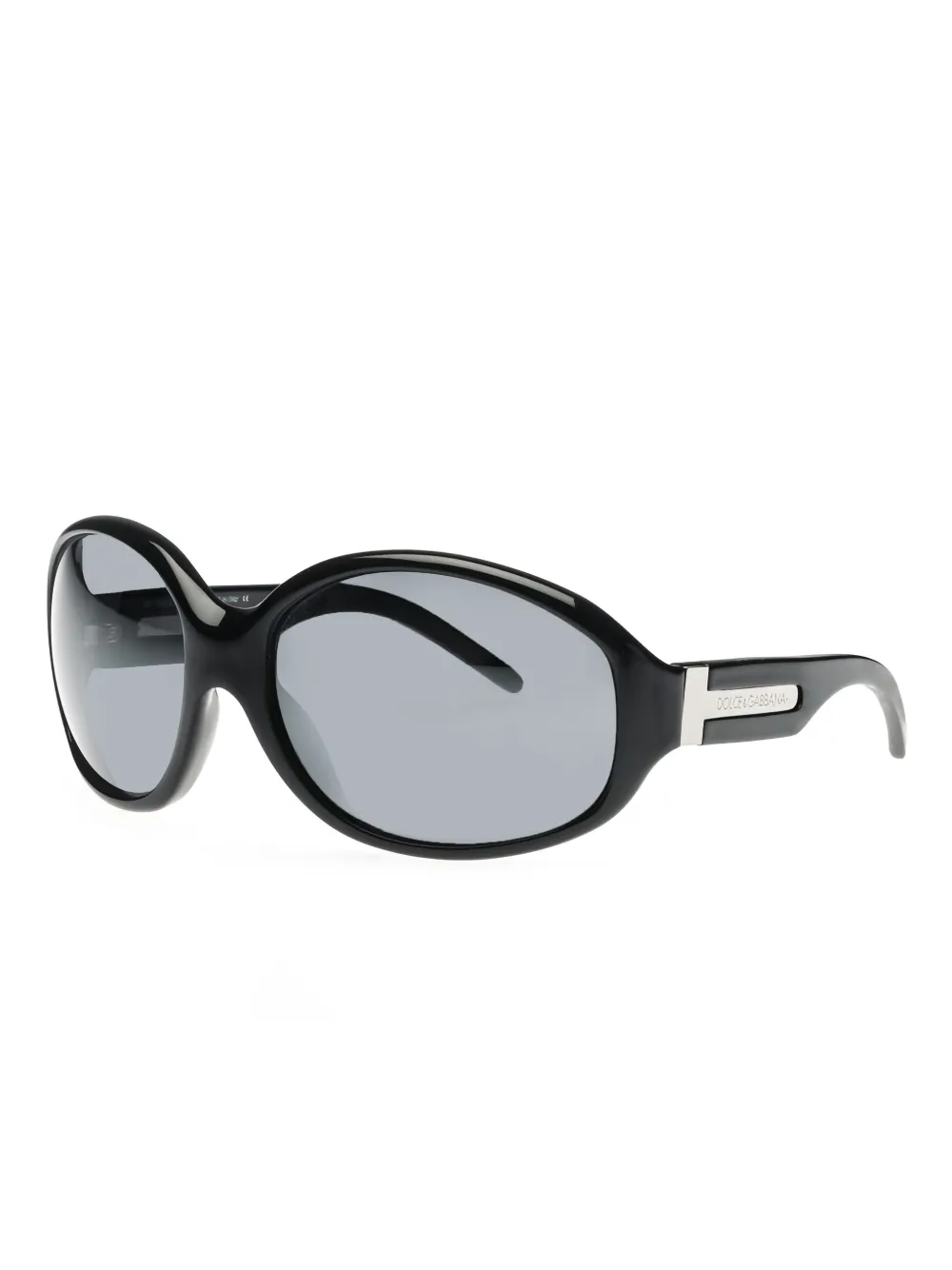 Dolce & Gabbana Eyewear oval-frame sunglasses - Zwart