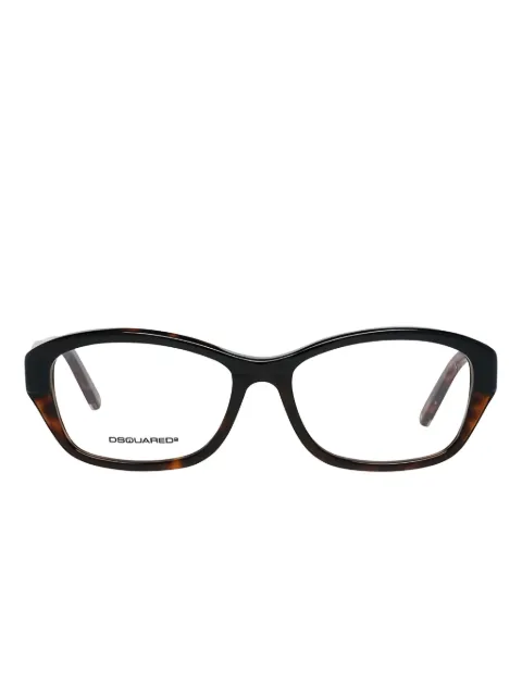 DSQUARED2 EYEWEAR logo rectangle-frame glasses