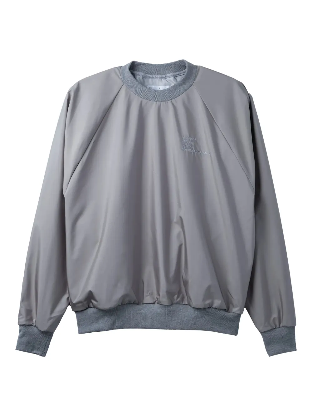 raglan-sleeve crew-neck sweatshirt