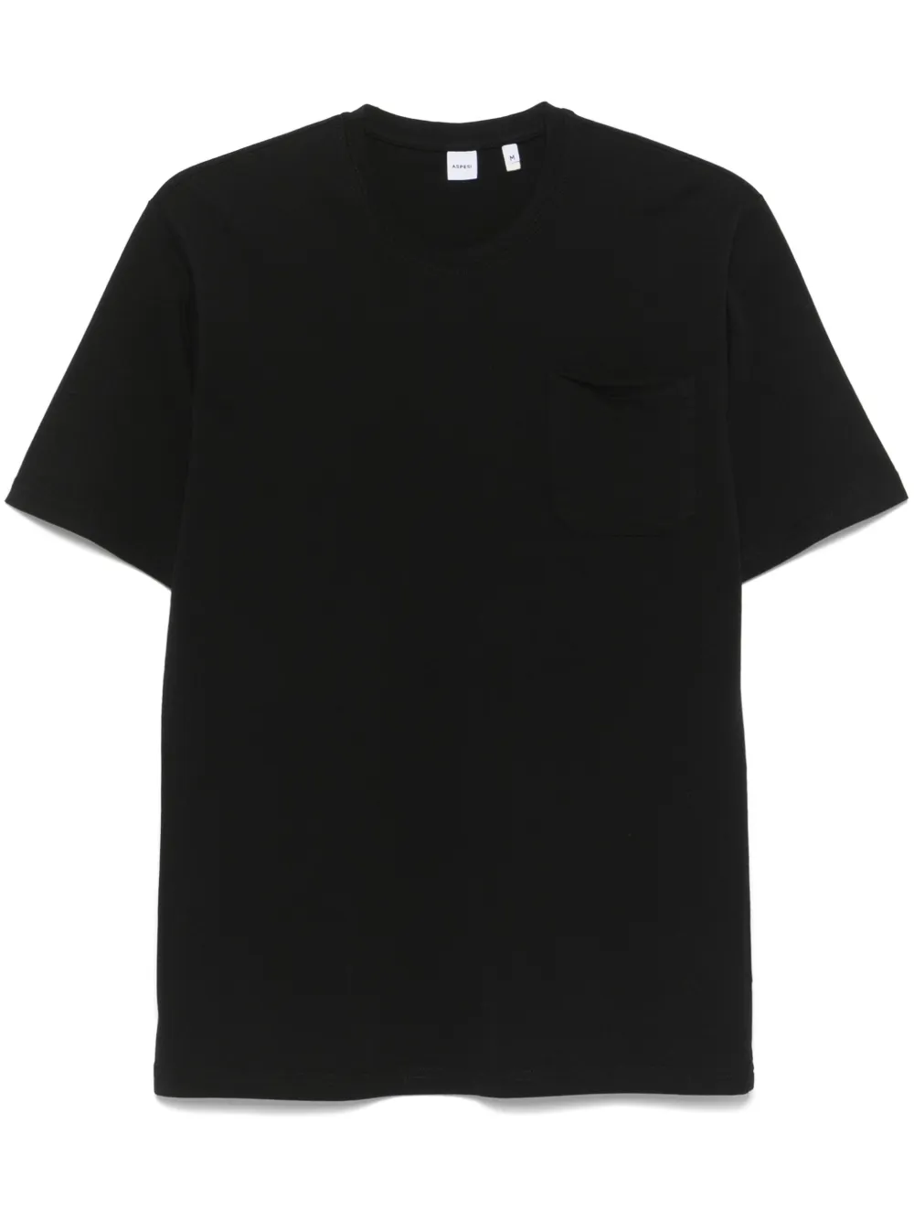 ASPESI Katoenen T-shirt Zwart