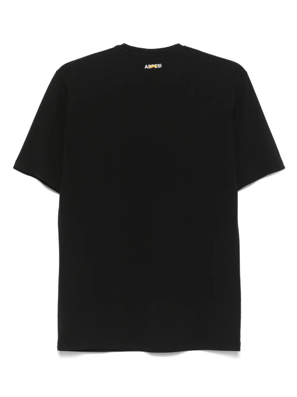 ASPESI Katoenen T-shirt - Zwart