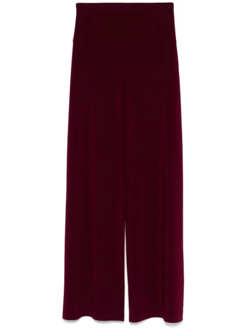 Norma Kamali pantalon à taille élastiquée