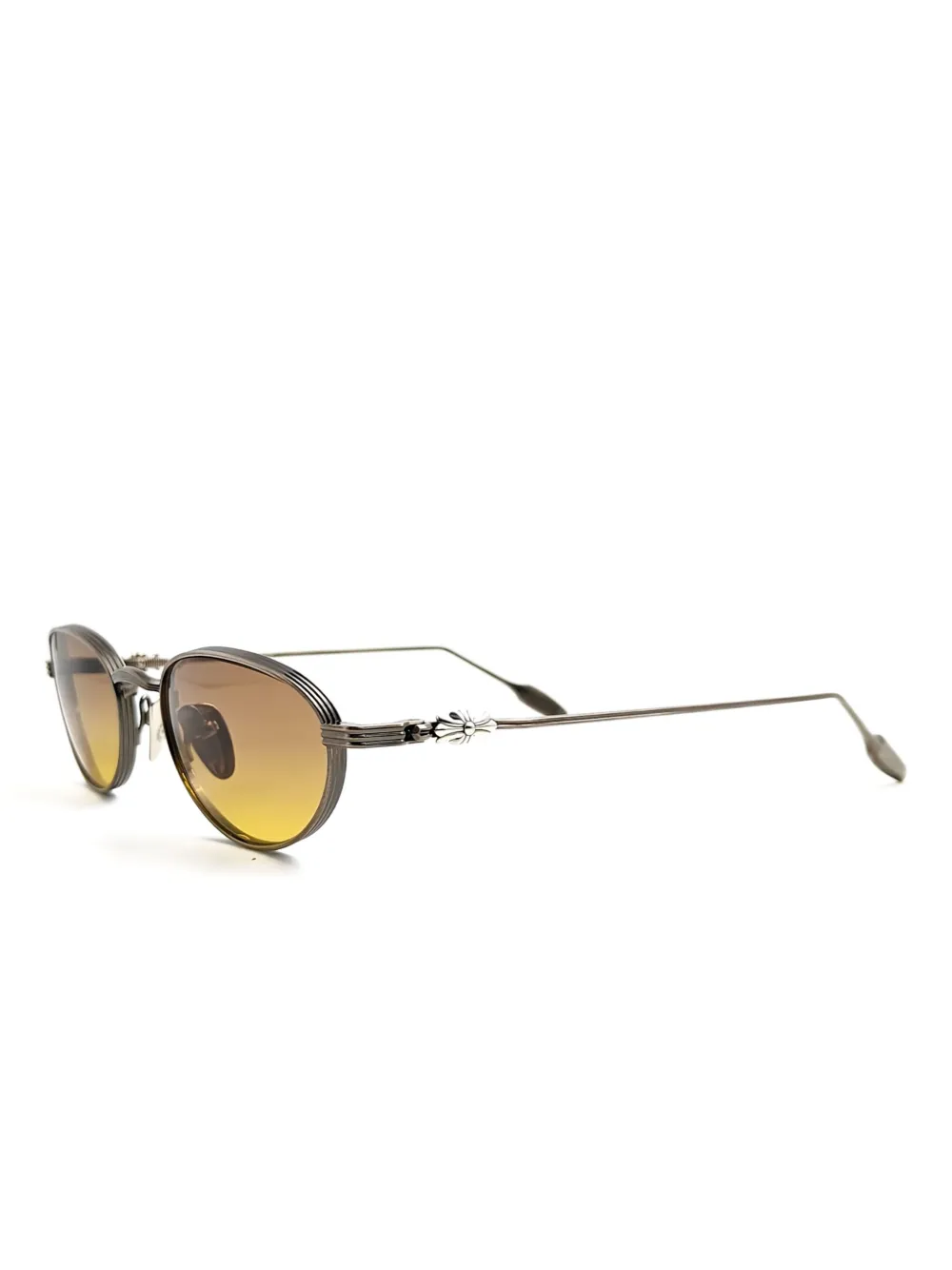 Chrome Hearts oval-frame sunglasses - Zilver