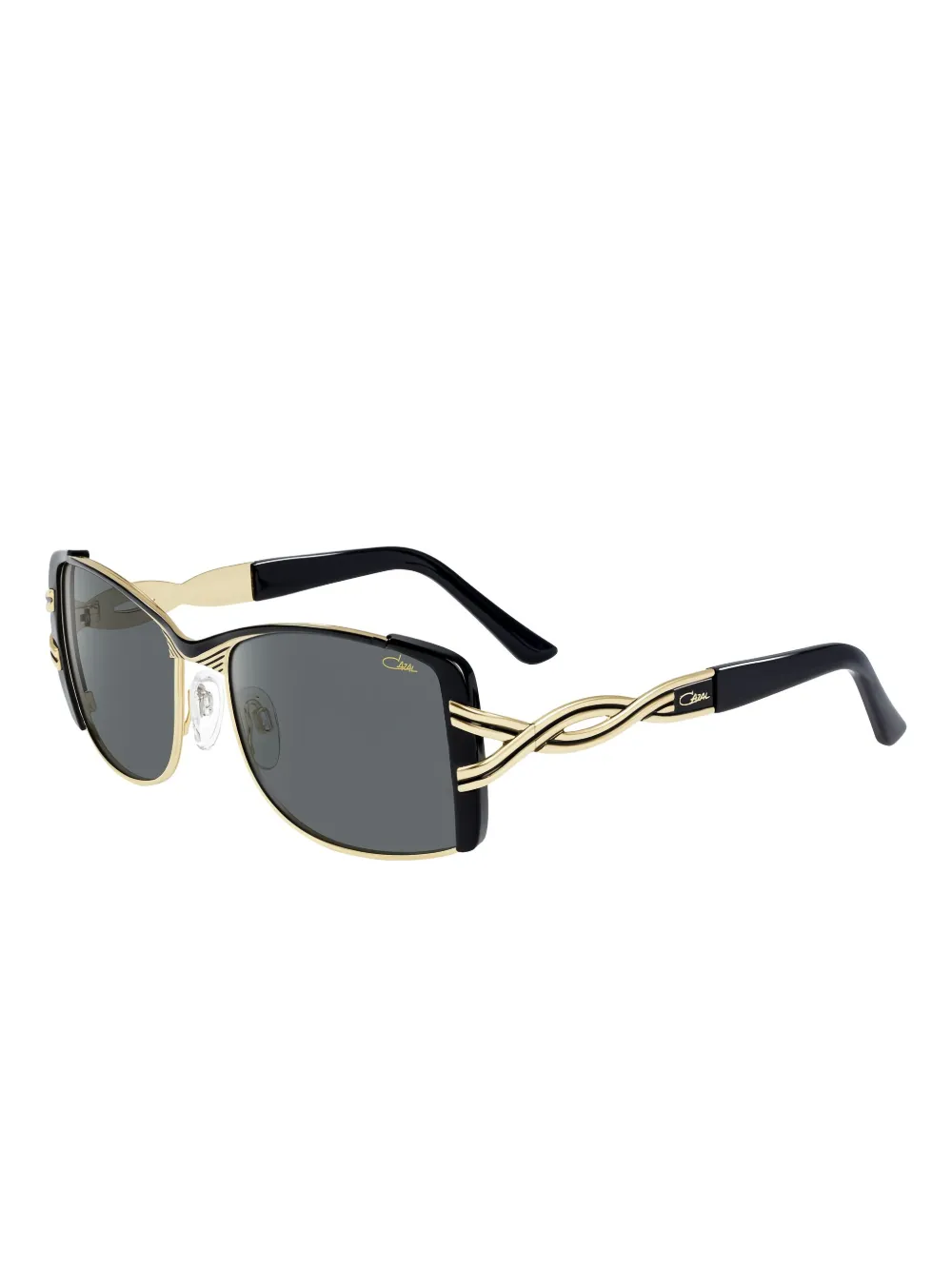 Cazal rectangle-frame sunglasses - Zwart