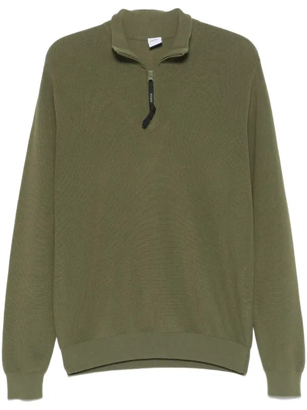 ASPESI Cotton Sweater in Green