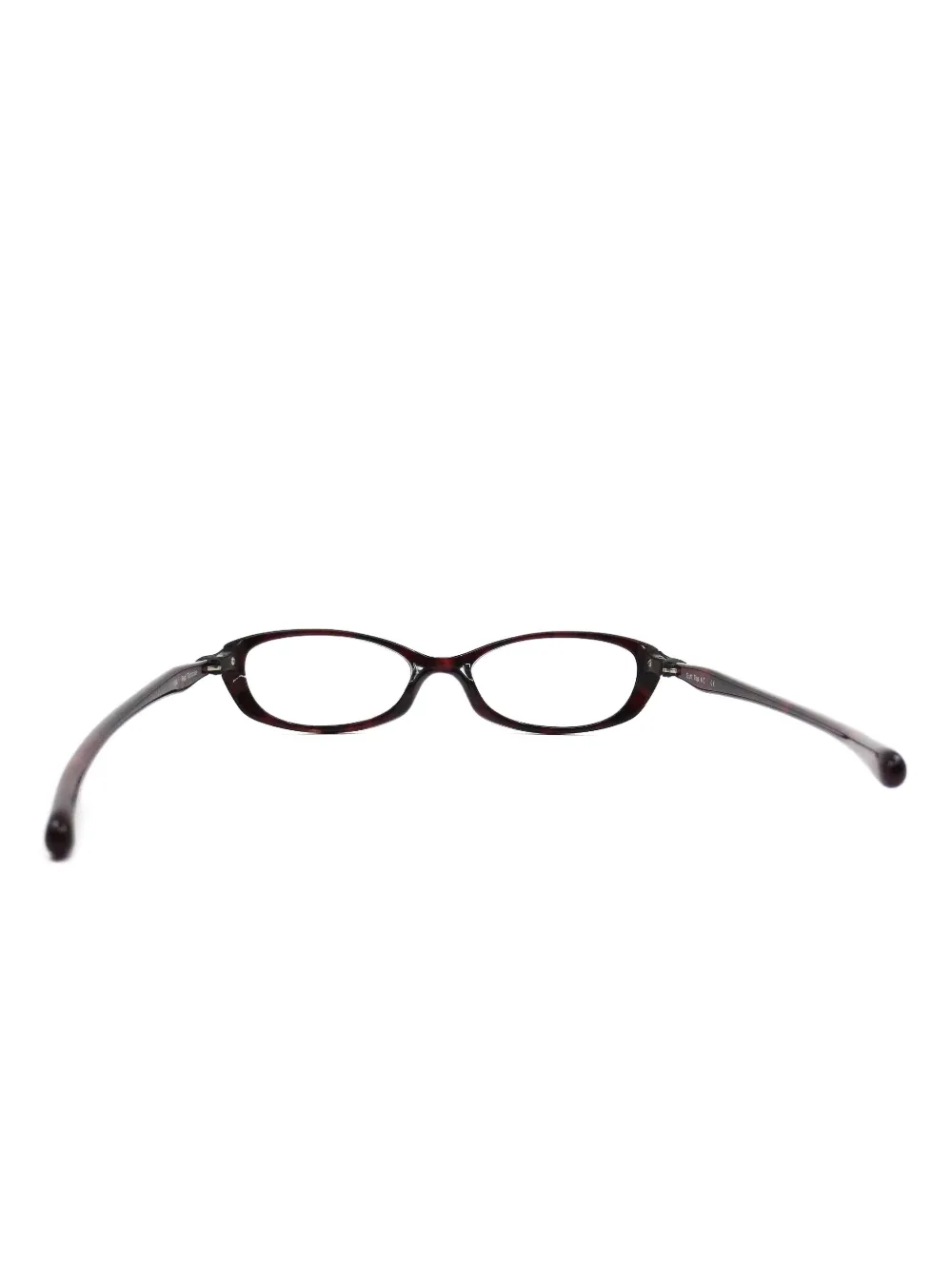 Oakley Zonnebril met ovalen montuur Rood