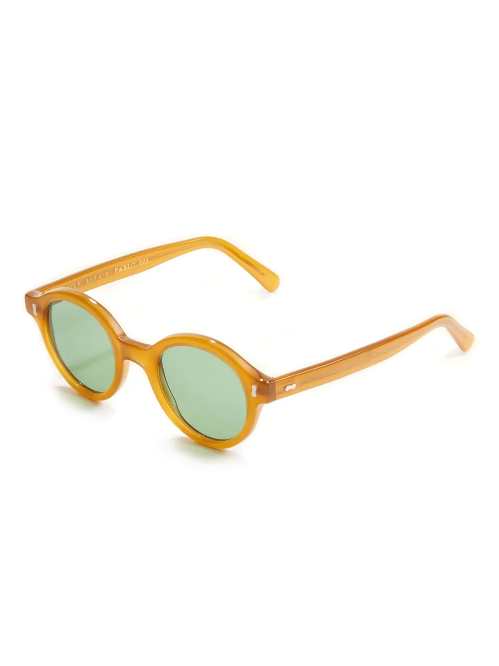 Family Affair round-frame sunglasses - Oranje