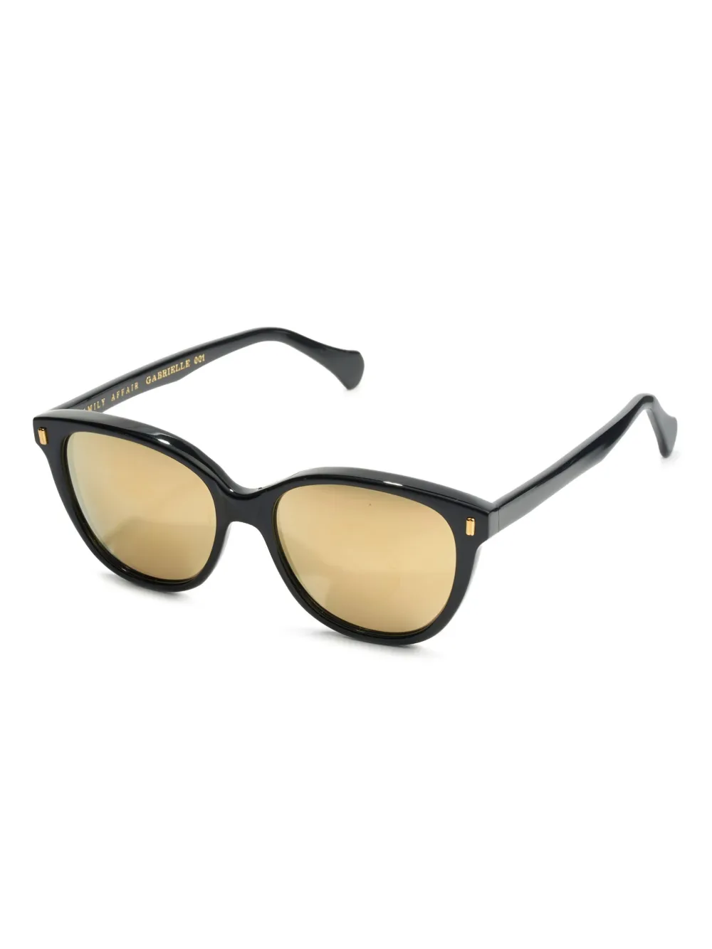 familyaffair Family Affair Zonnebril met cat-eye montuur - Zwart