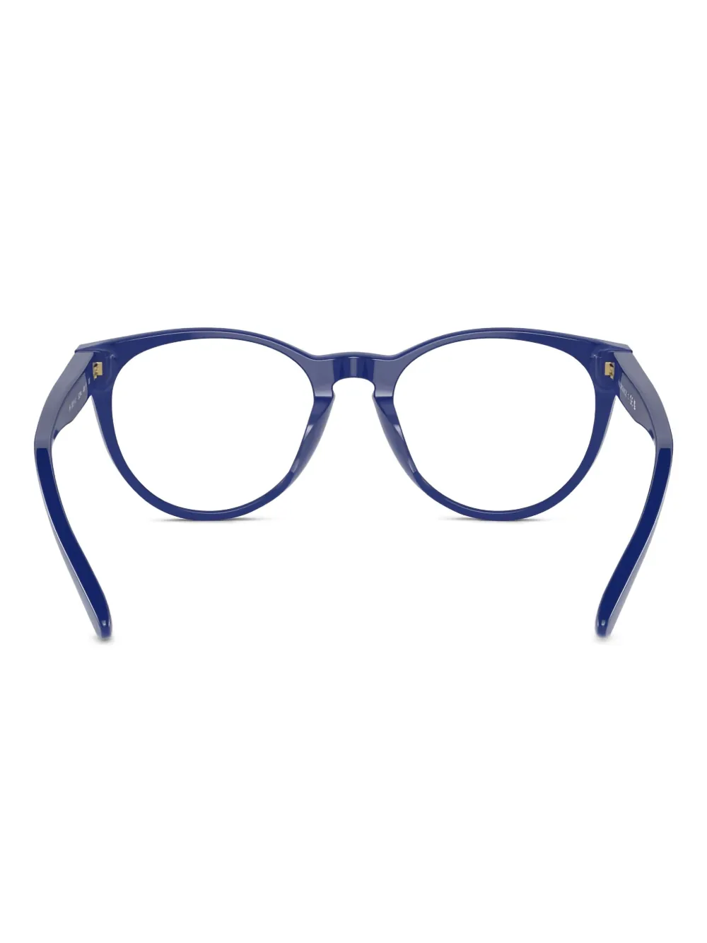 Versace Eyewear Bril met rond montuur Blauw