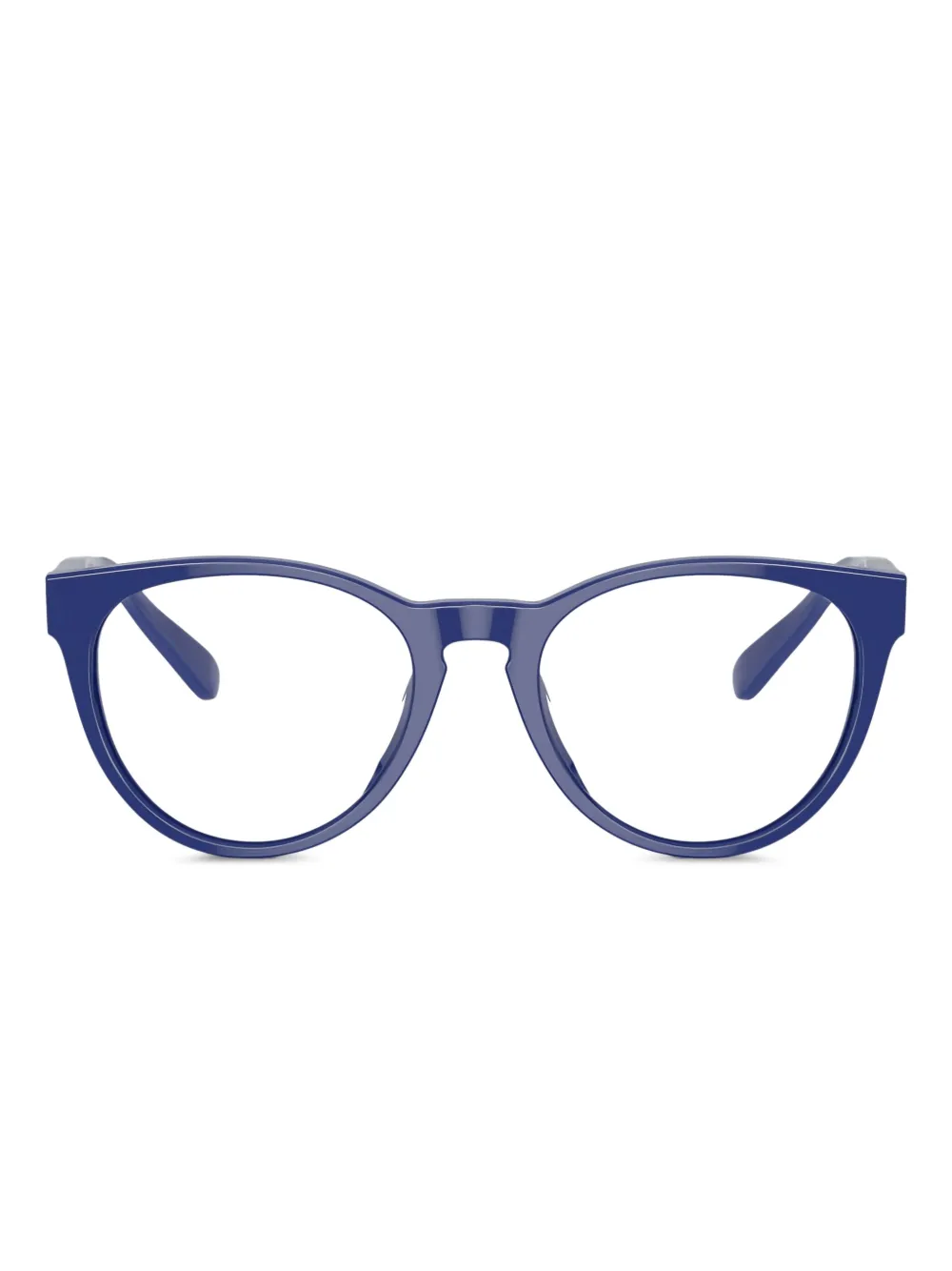 Versace Eyewear round-frame glasses - Blu