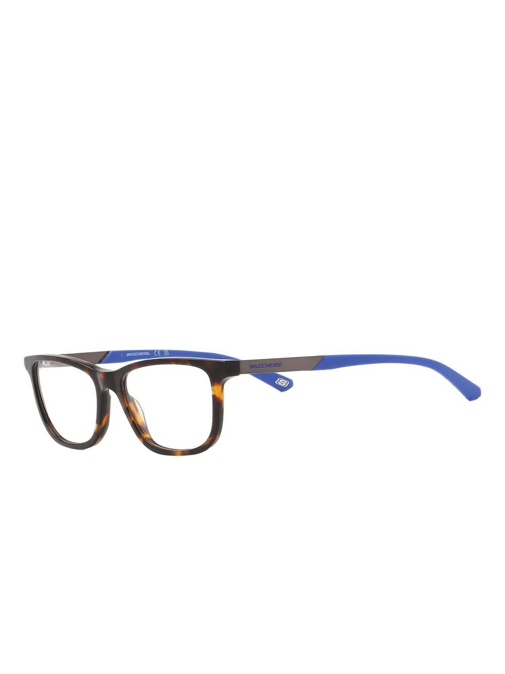 Skechers tortoiseshell-effect rectangle-frame glasses | Men | Image 2