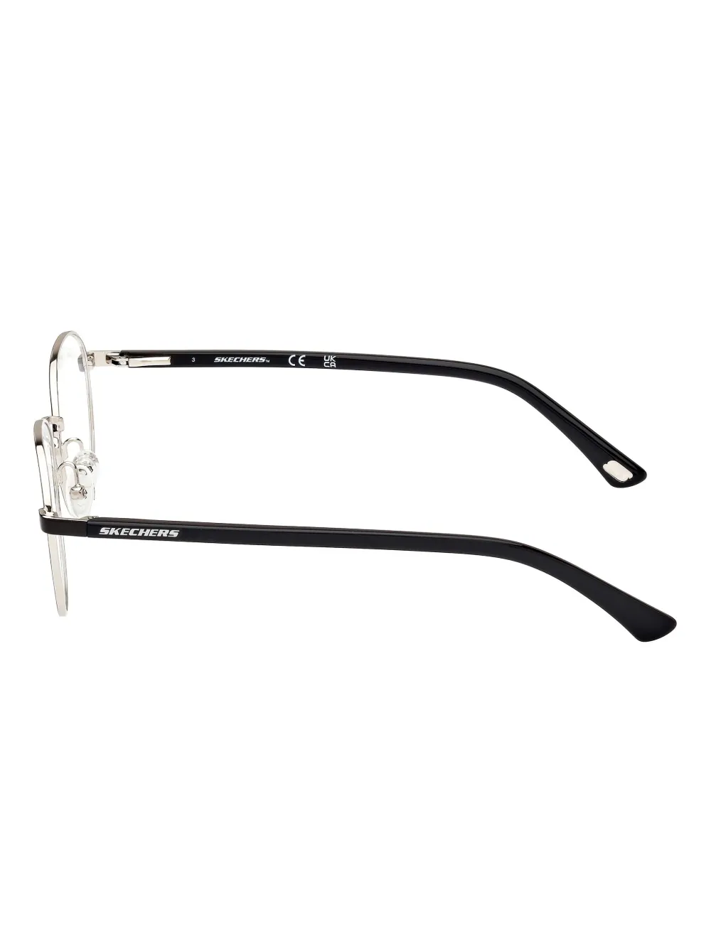 Skechers Bril met rond montuur Zwart