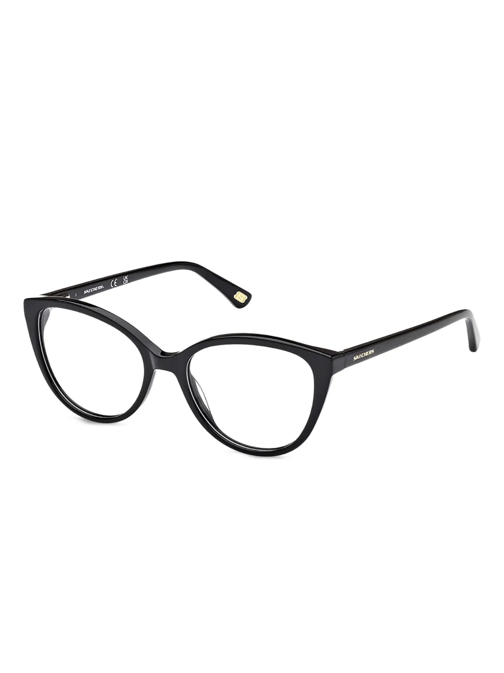 Skechers キャットアイメガネフレーム - ブラック Skechers キャットアイメガネフレーム - ブラック