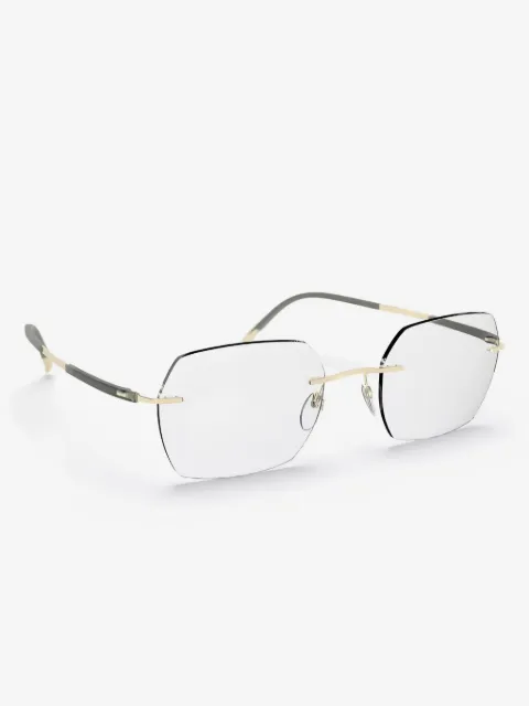 Silhouette lunettes de vue à monture géométrique