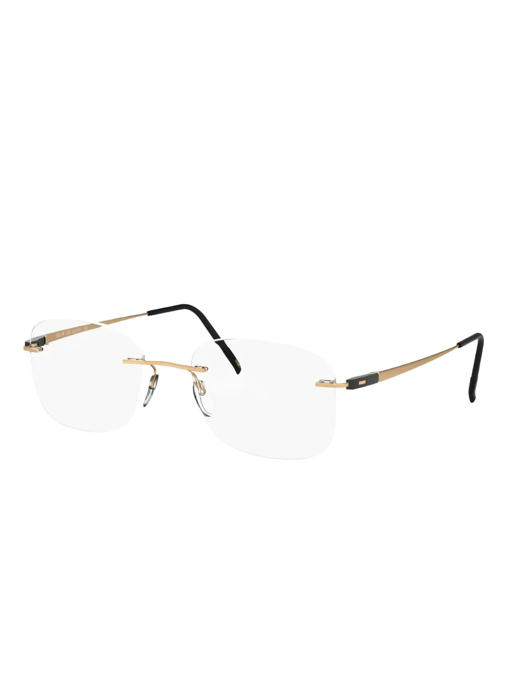 Silhouette lunettes de vue à monture rectangulaire | Homme | Image 2