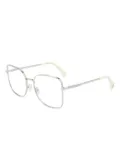 Lanvin geometric-frame glasses - Grey