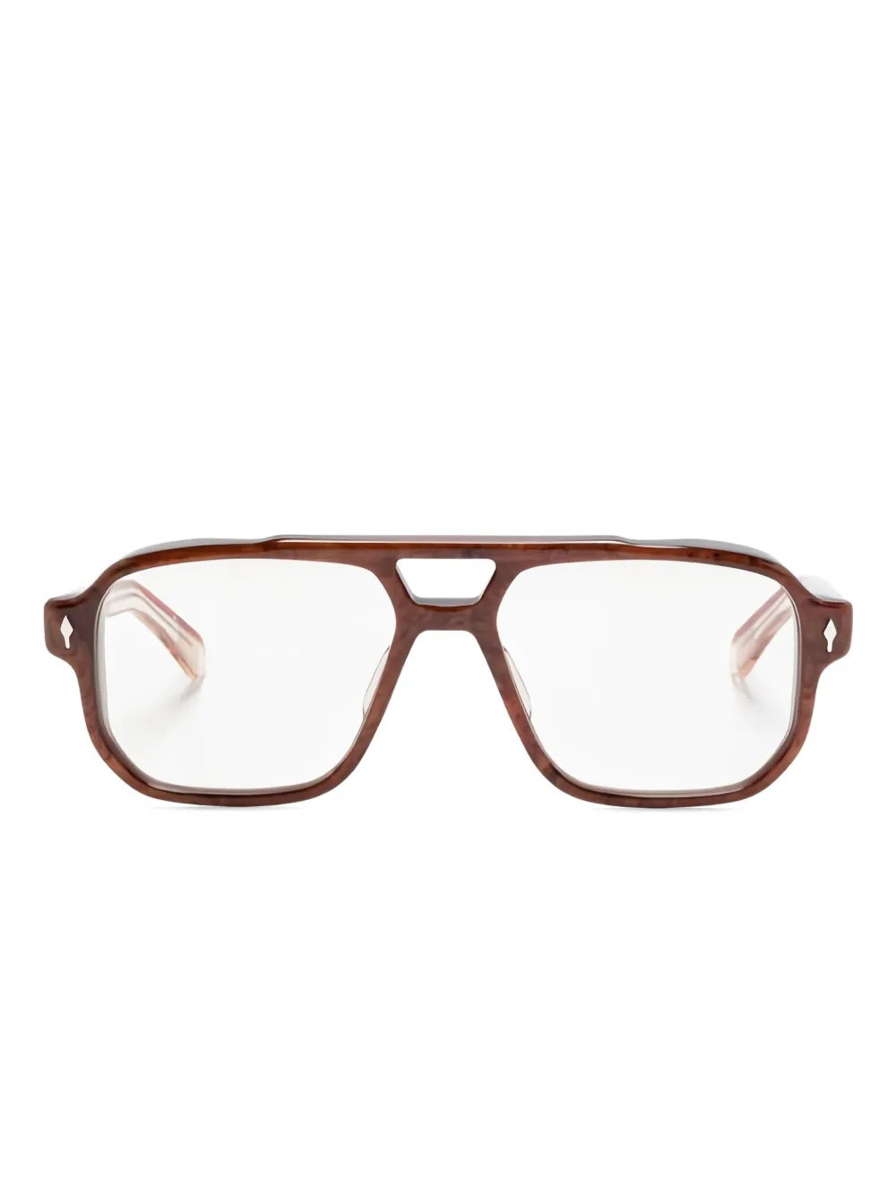 Jacques Marie Mage lunettes de vue Evans | marron | Image 1