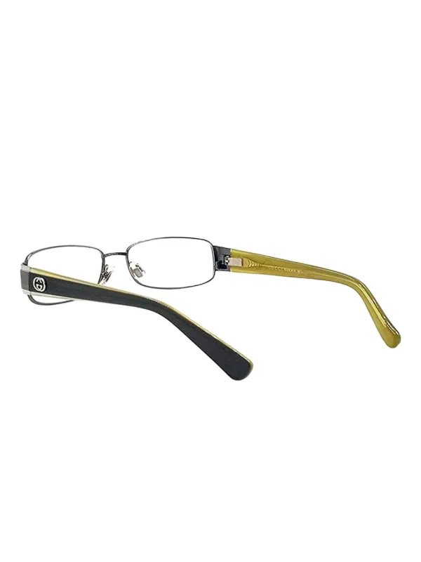 Ⓥグッチ　サングラス Rectangular frame sunglasses in black acetate | GUCCI® ZA