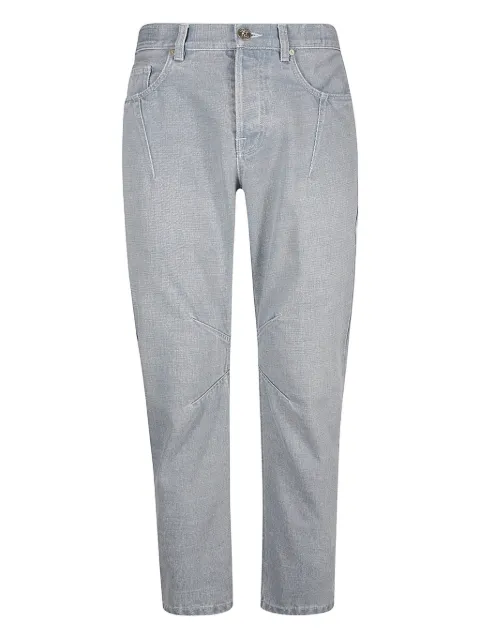 Eleventy darted-front denim jeans 