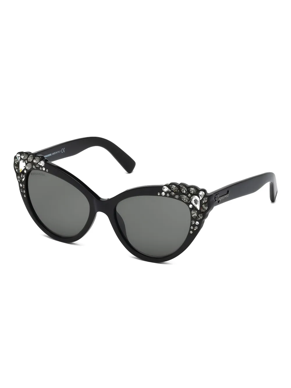 DSQUARED2 EYEWEAR embellished cat-eye sunglasses | Black | Image 1