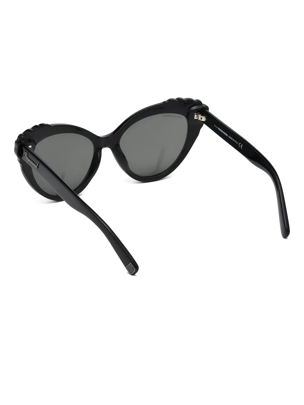 DSQUARED2 EYEWEAR Zonnebril met cat-eye montuur Zwart