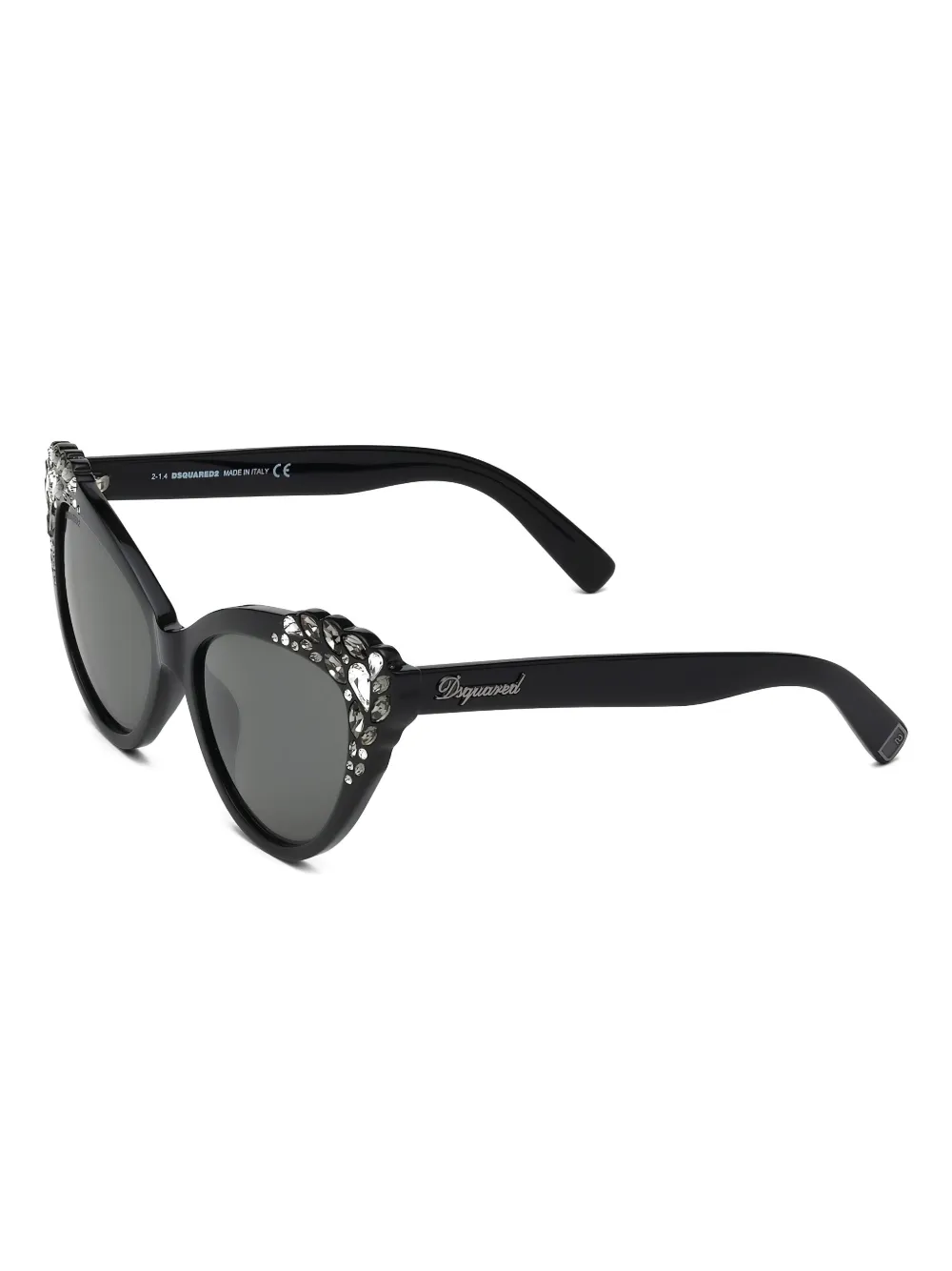 DSQUARED2 EYEWEAR embellished cat-eye sunglasses - Zwart