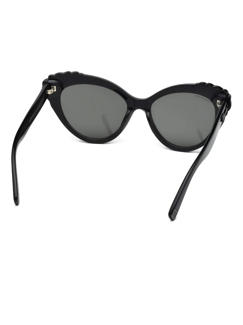 DSQUARED2 EYEWEAR Zonnebril met cat-eye montuur Zwart