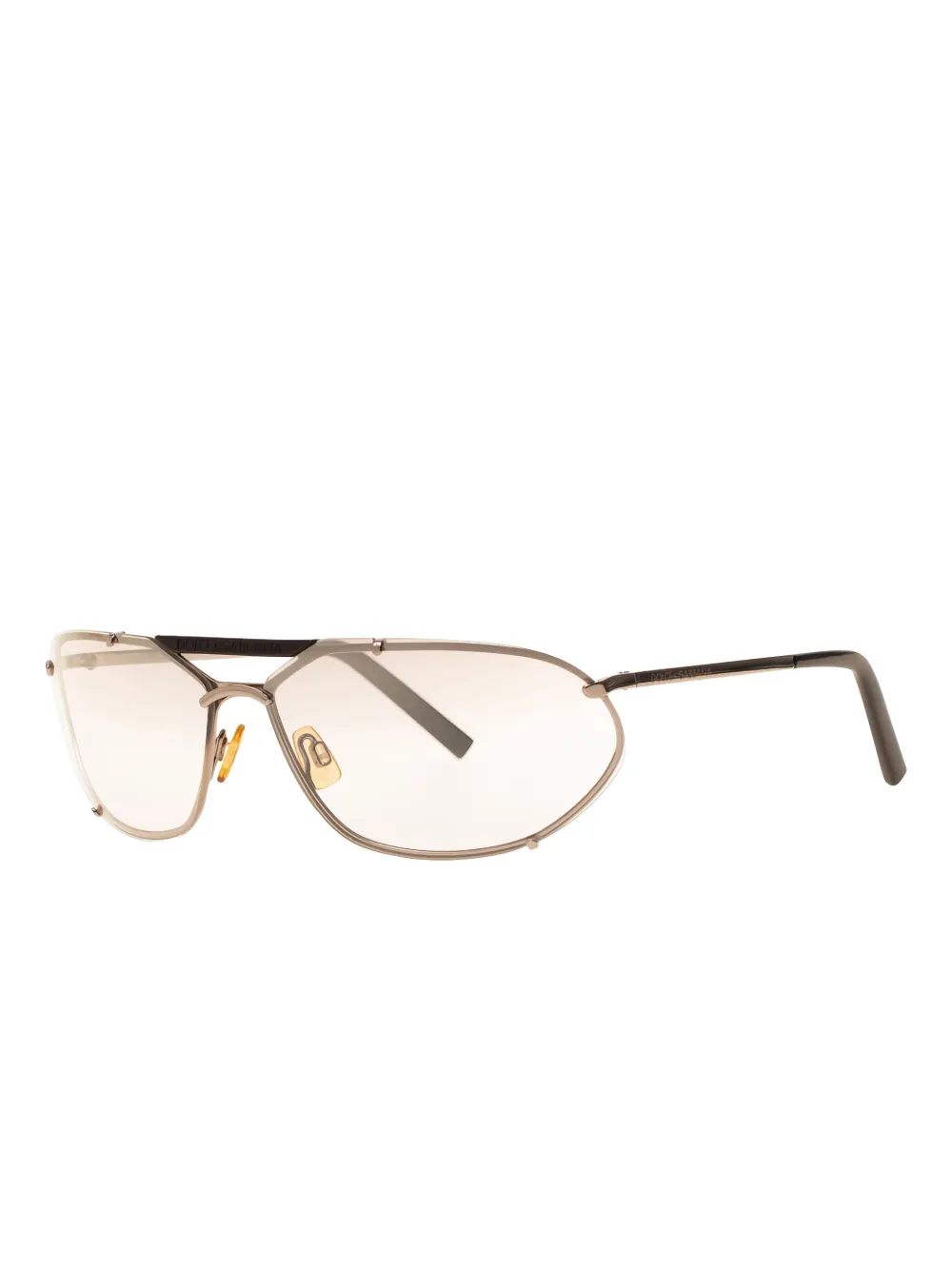 Dolce & Gabbana Eyewear geometric-frame sunglasses - Zwart