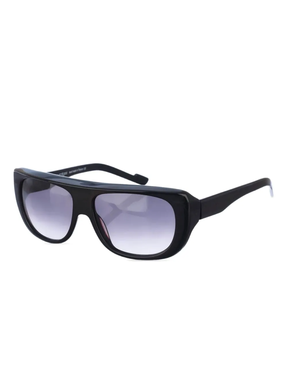 Courrèges geometric frame sunglasses | Black | Image 1