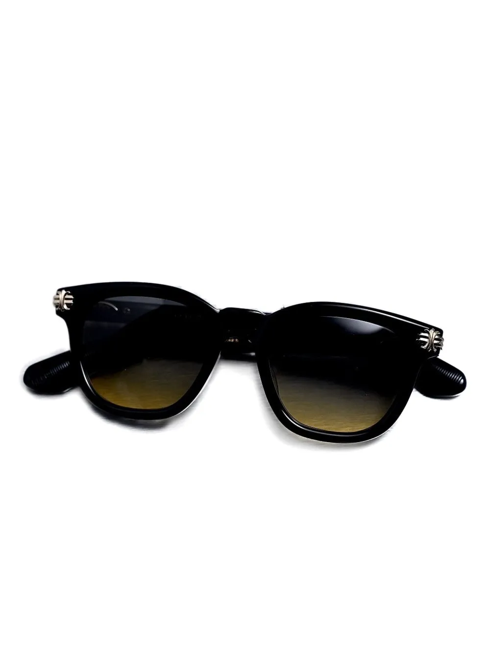Chrome Hearts Smoke show cross-detail sunglasses - Zwart