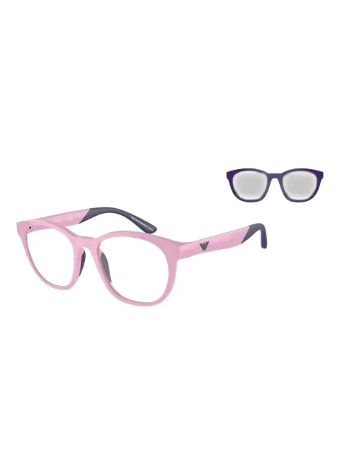 Emporio Armani round-frame glasses