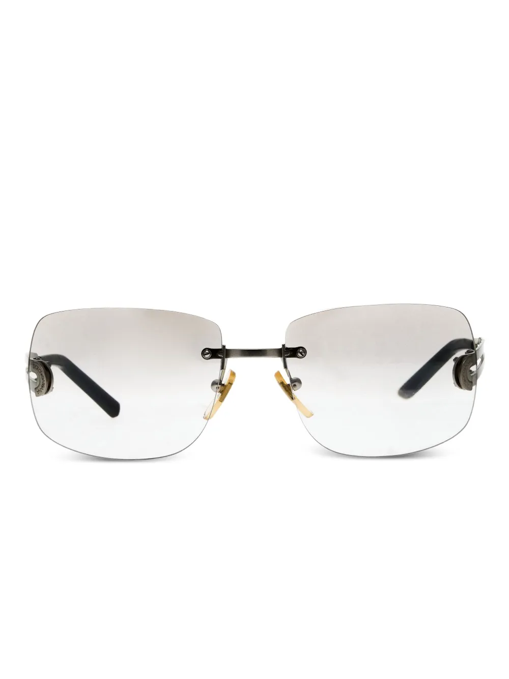 Dolce & Gabbana Eyewear square-logo sunglasses - Argento