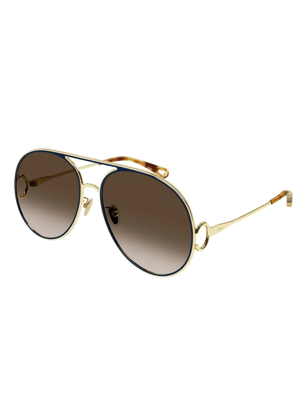 Chloé Eyewear pilot-frame sunglasses - Goud