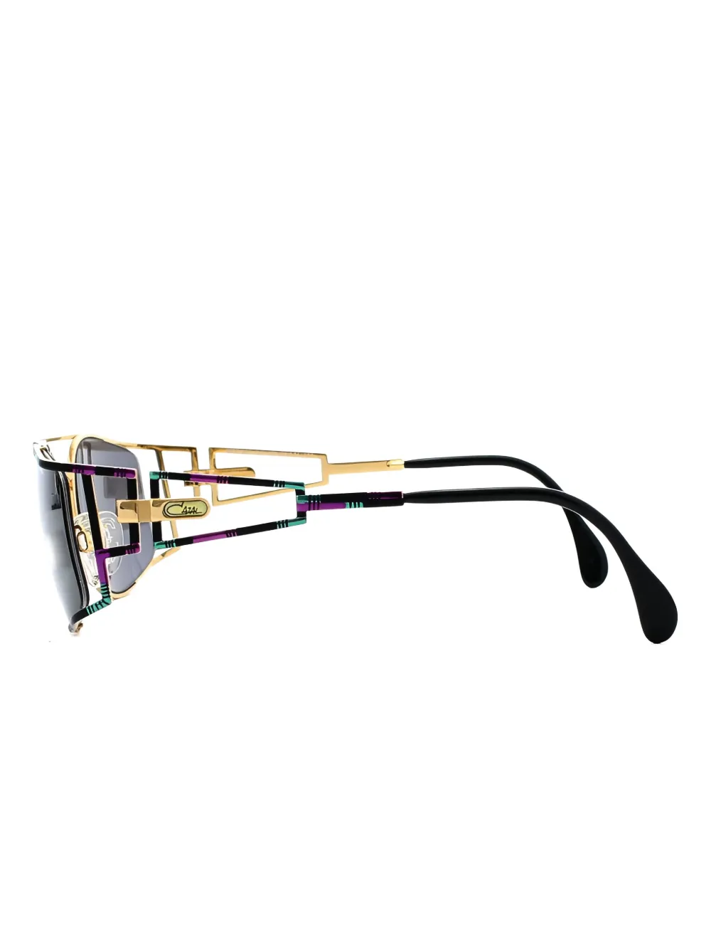 Cazal Zonnebril met vierkant montuur Grijs