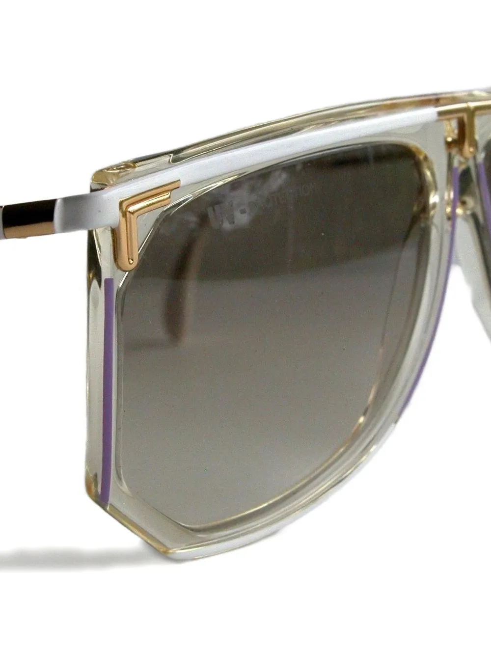 Cazal round-frame 865 sunglasses - Wit