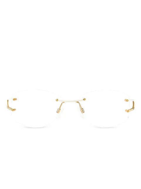 Cazal Legendary rimless glasses