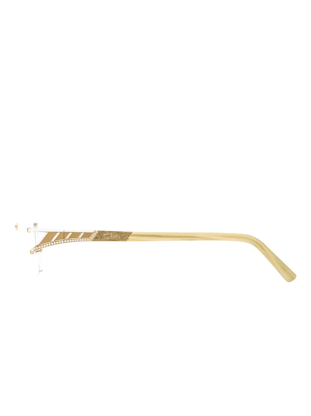 Cazal Legendary bril met randloos montuur Goud