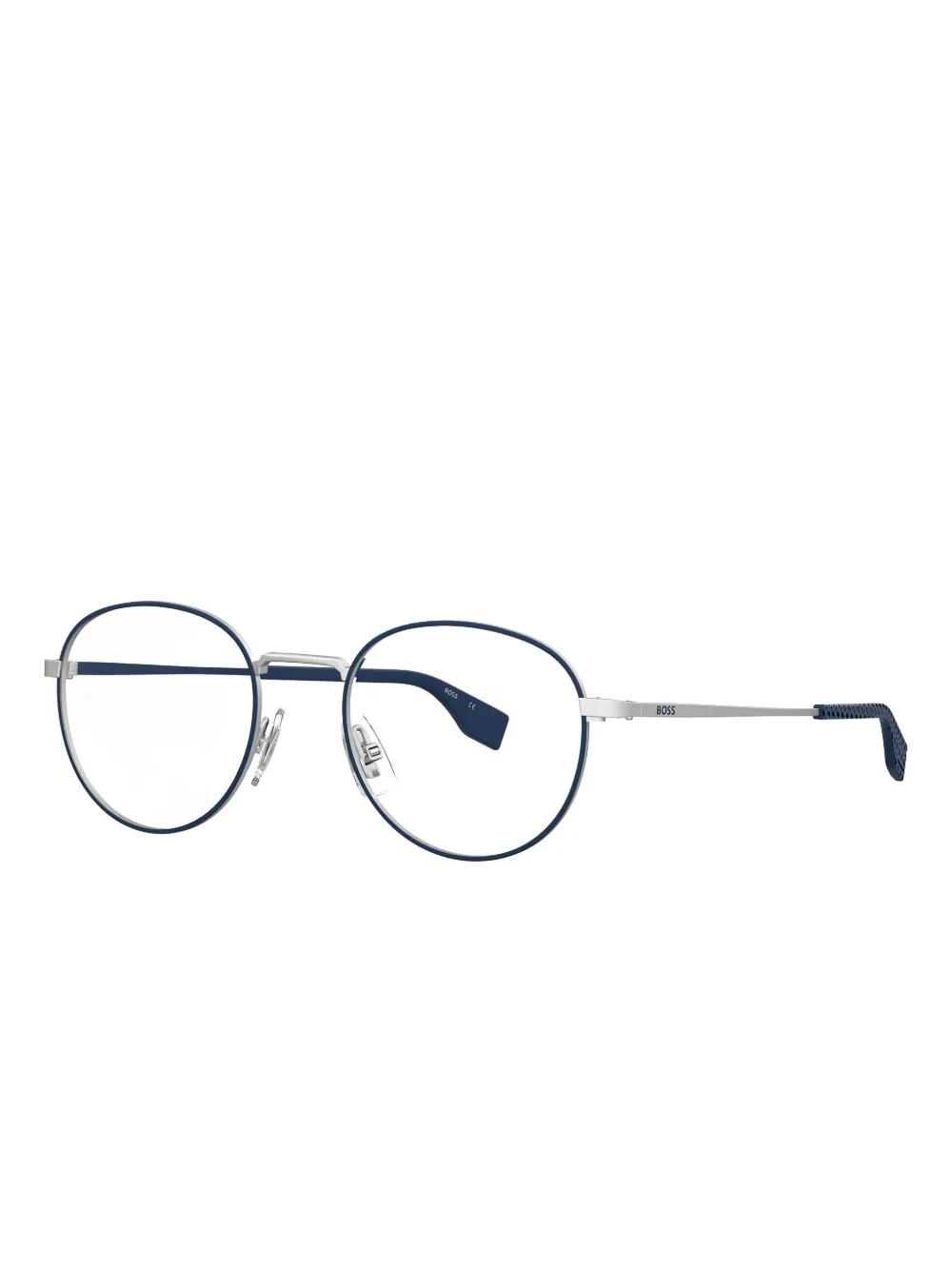 Hugo Boss Round-frame Glasses In Black