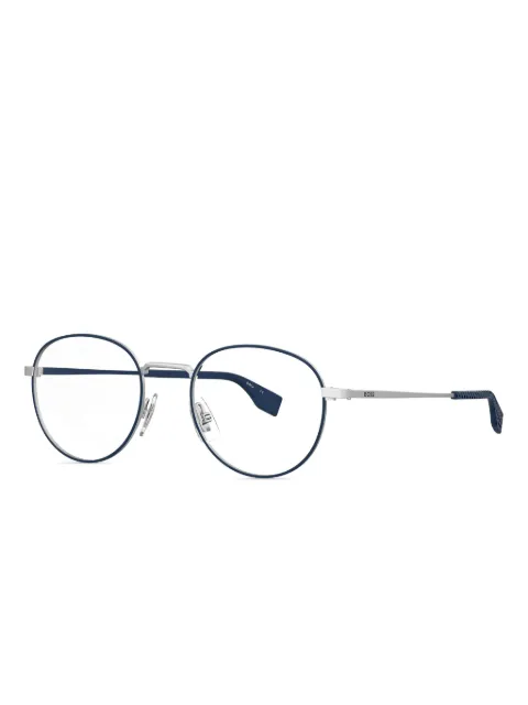 BOSS round-frame glasses